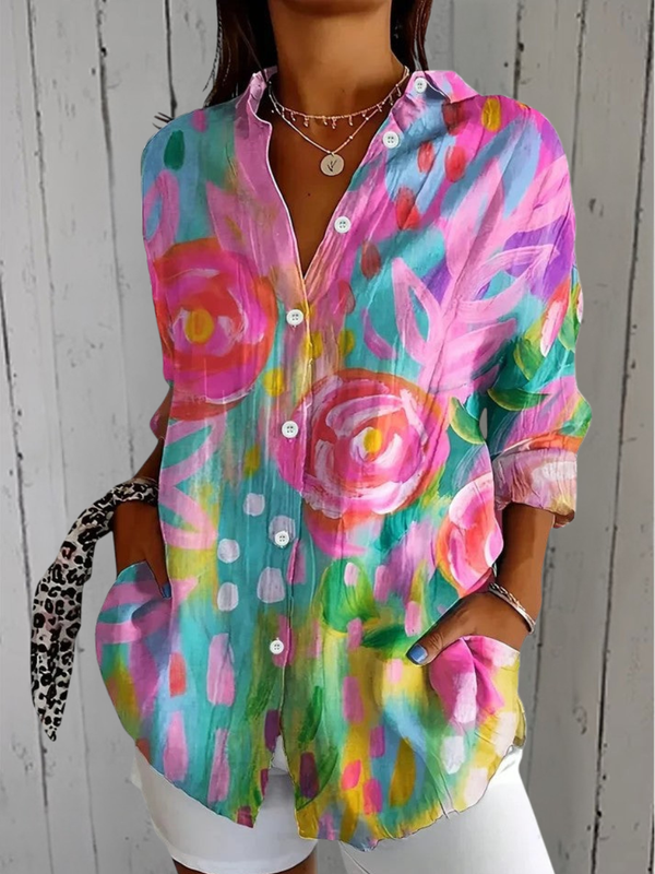Anica | Blusa Artistica Vivace con Bottoni
