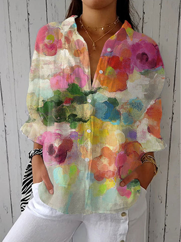 Elara | Blusa Sogni Acquerello