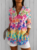 Valeria | Blusa Artistica Button-Up Vivace