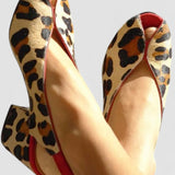 Luisa - Tacco con motivo leopardato