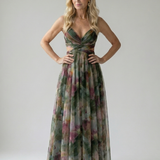 Isel | Abito Maxi Soft Wrap