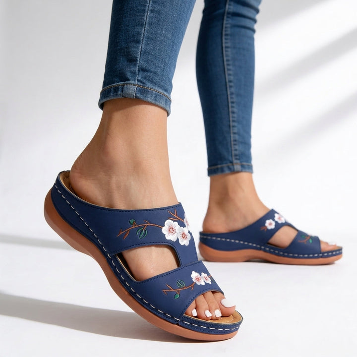 Ella Floral Orthopedic Sandals