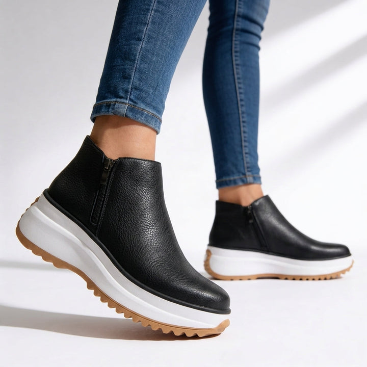 Natalia Platform Ankle Boots