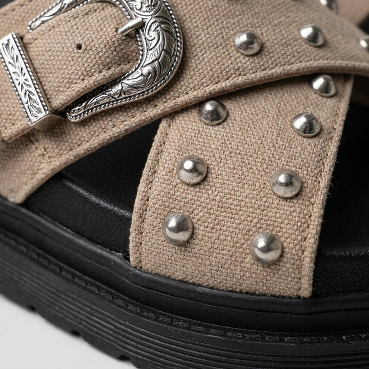 Juliette Studded Slides