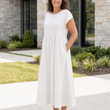 Vestito Midi Relax con Tasche