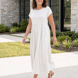 Vestito Midi Relax con Tasche