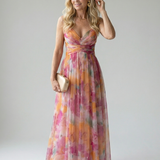 Isel | Abito Maxi Soft Wrap