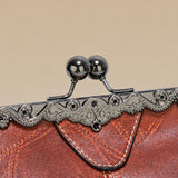 Borsa vintage con chiusura a scatto