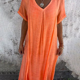 Violette™ | Abito Largo con Collo a V