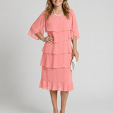 Clara | Abito midi in stile a strati