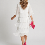 Clara | Abito midi in stile a strati