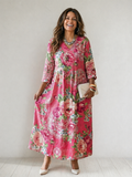 Katharina | Abito Midi Garden Bloom