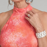 Coraline | Maxi Dress con Scollo Halter e Stampa