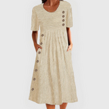 Julia | Vestito midi a righe