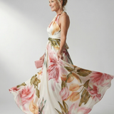 Amiel | Abito Maxi Floreale Leggero