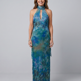 Juniper | Abito Maxi Senza Maniche con Collo a Halter