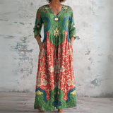 Sophia | Vestito Maxi Floreale Vintage