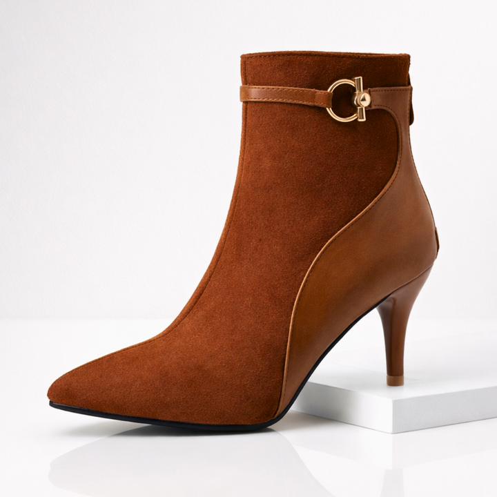 Seraphina Two-Tone Vintage Boots