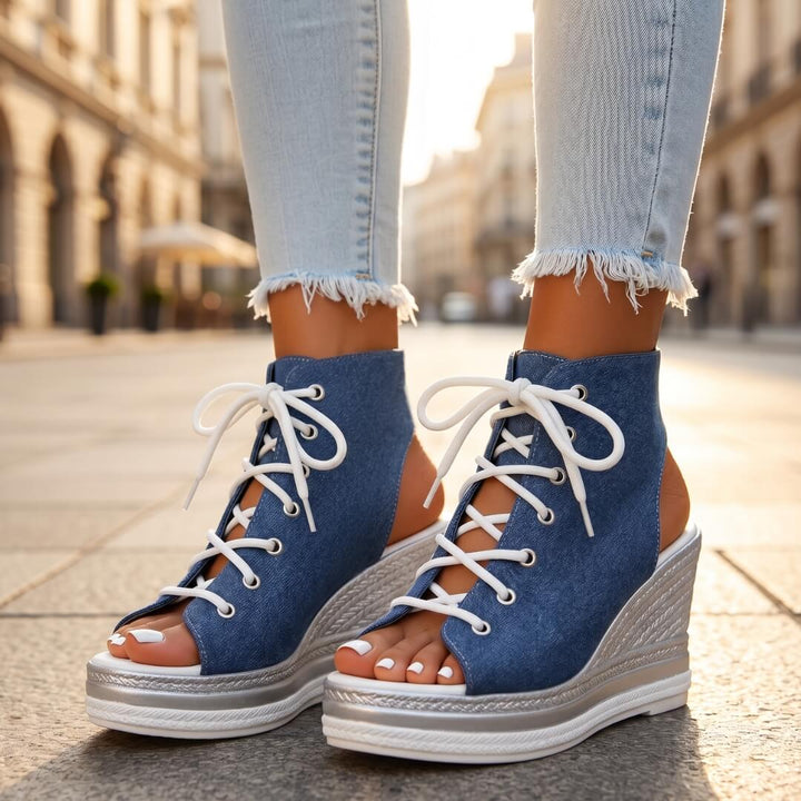 Ronnie Wedge Sandals