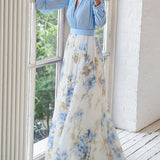 Abigail™ - Maxi Dress con Stampa Floreale Stupenda