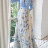 Abigail™ - Maxi Dress con Stampa Floreale Stupenda
