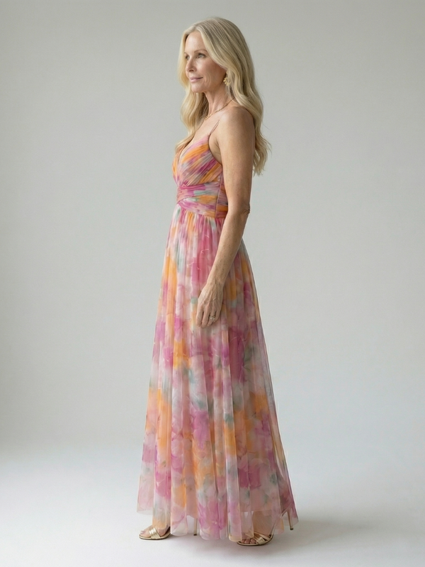 Isel | Abito Maxi Soft Wrap