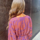 Celeste | Abito Midi Eleganza Fiorita