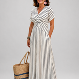 Sophia | Abito midi in stile avvolgente