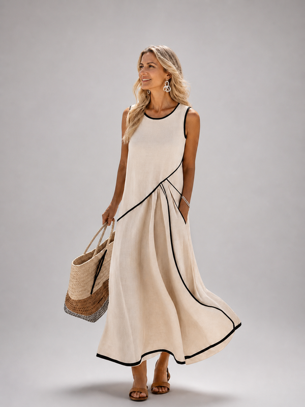 Emilia | Abito Maxy Drappeggiato