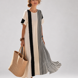 Svenja | Abito Maxy a Righe