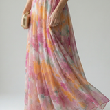Isel | Abito Maxi Soft Wrap