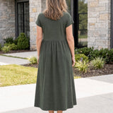 Vestito Midi Relax con Tasche