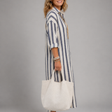 Alina | Vestito midi a righe