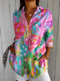 Anica | Blusa Artistica Vivace con Bottoni