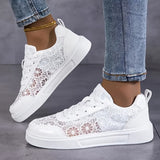 Pizzo Scarpe Floreali Comfort Traspiranti