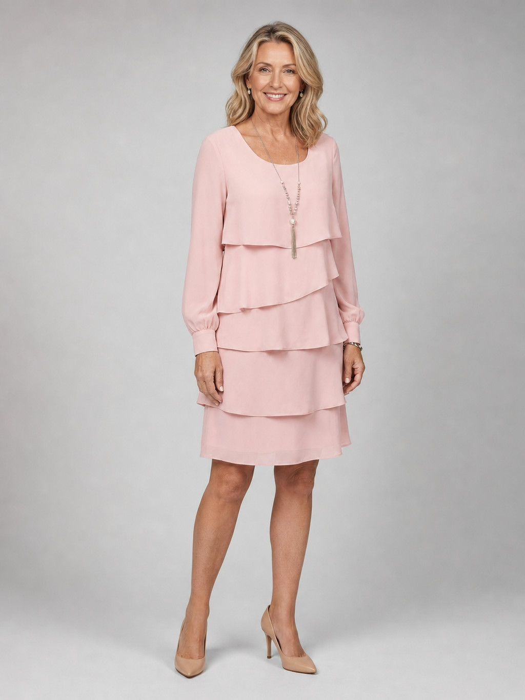 Bärbel | Vestito midi a strati