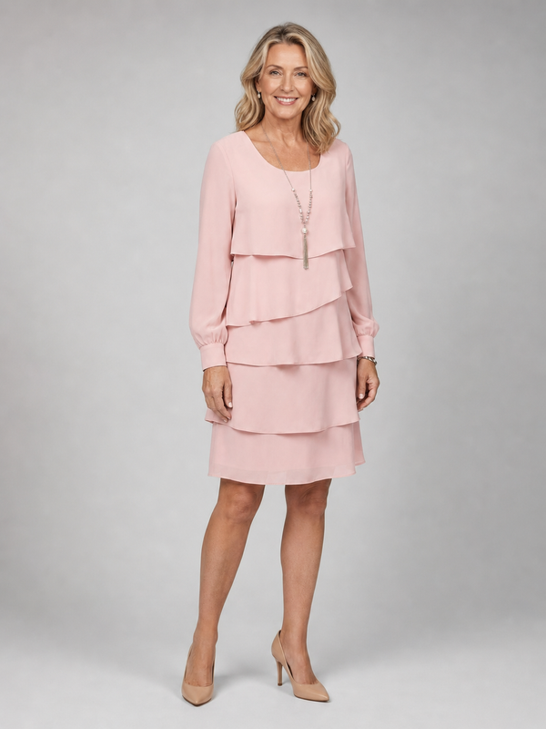 Bärbel | Vestito midi a strati