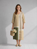 Christa | Abito midi a righe