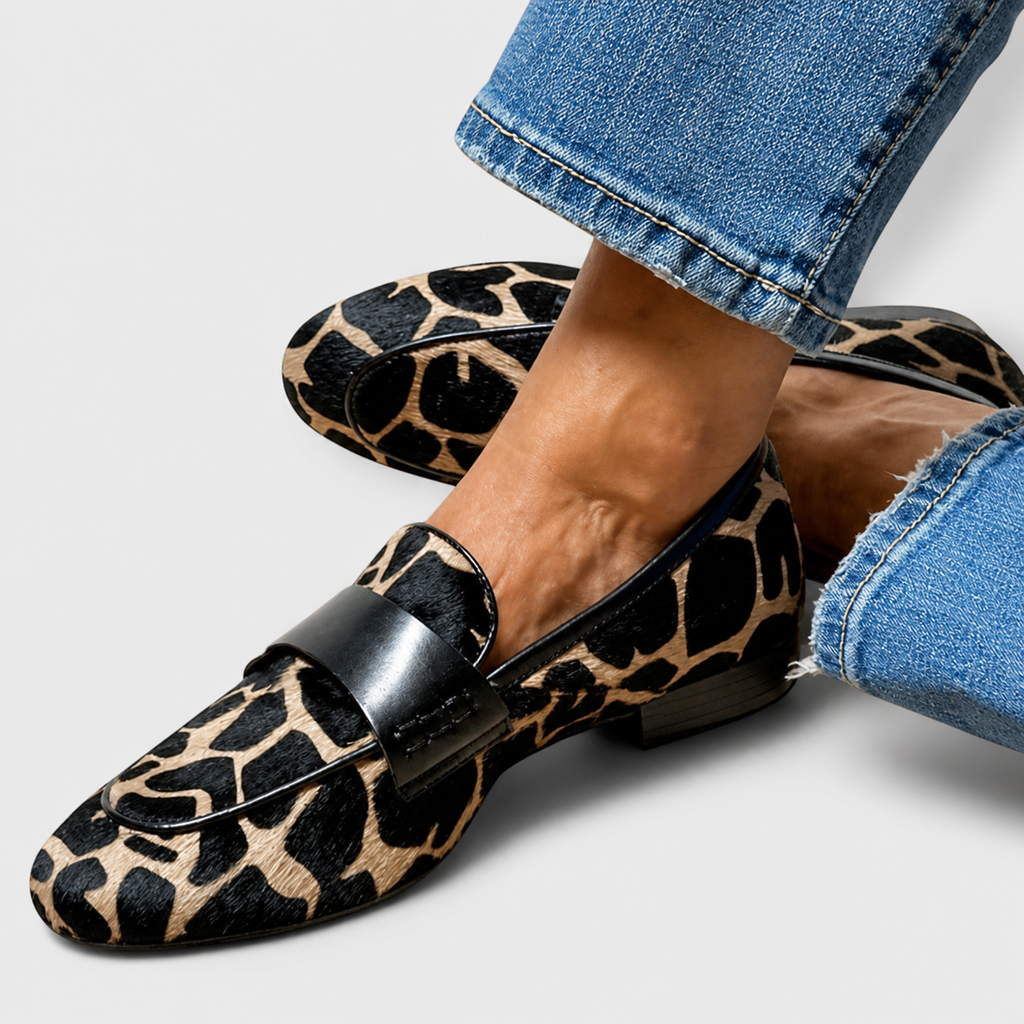 Léonie™ | Mocassino Leopardo