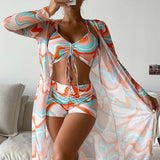 Bloom | Set Bikini a 3 Pezzi con Stampa