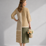 Christa | Abito midi a righe