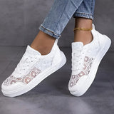 Pizzo Scarpe Floreali Comfort Traspiranti