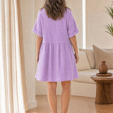 Il Vestito Camicia in Cotone Relaxed