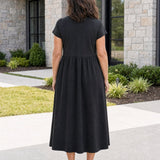 Vestito Midi Relax con Tasche