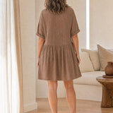 Il Vestito Camicia in Cotone Relaxed