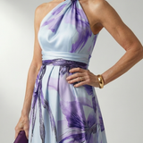 Amiel | Abito Maxi Floreale Leggero