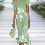 Frederique | Abito Elegante con Stampa Floreale