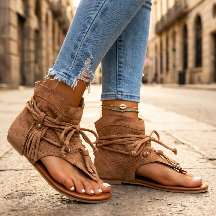 Indira Suede Sandals