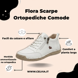 Flora Scarpe Ortopediche Comode con Cerniera