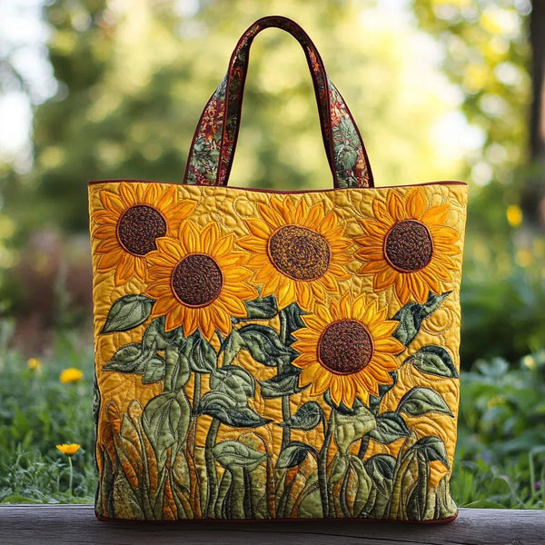 Borsa Classica Trapuntata - Girasoli